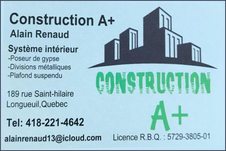 CONSTRUCTION A+