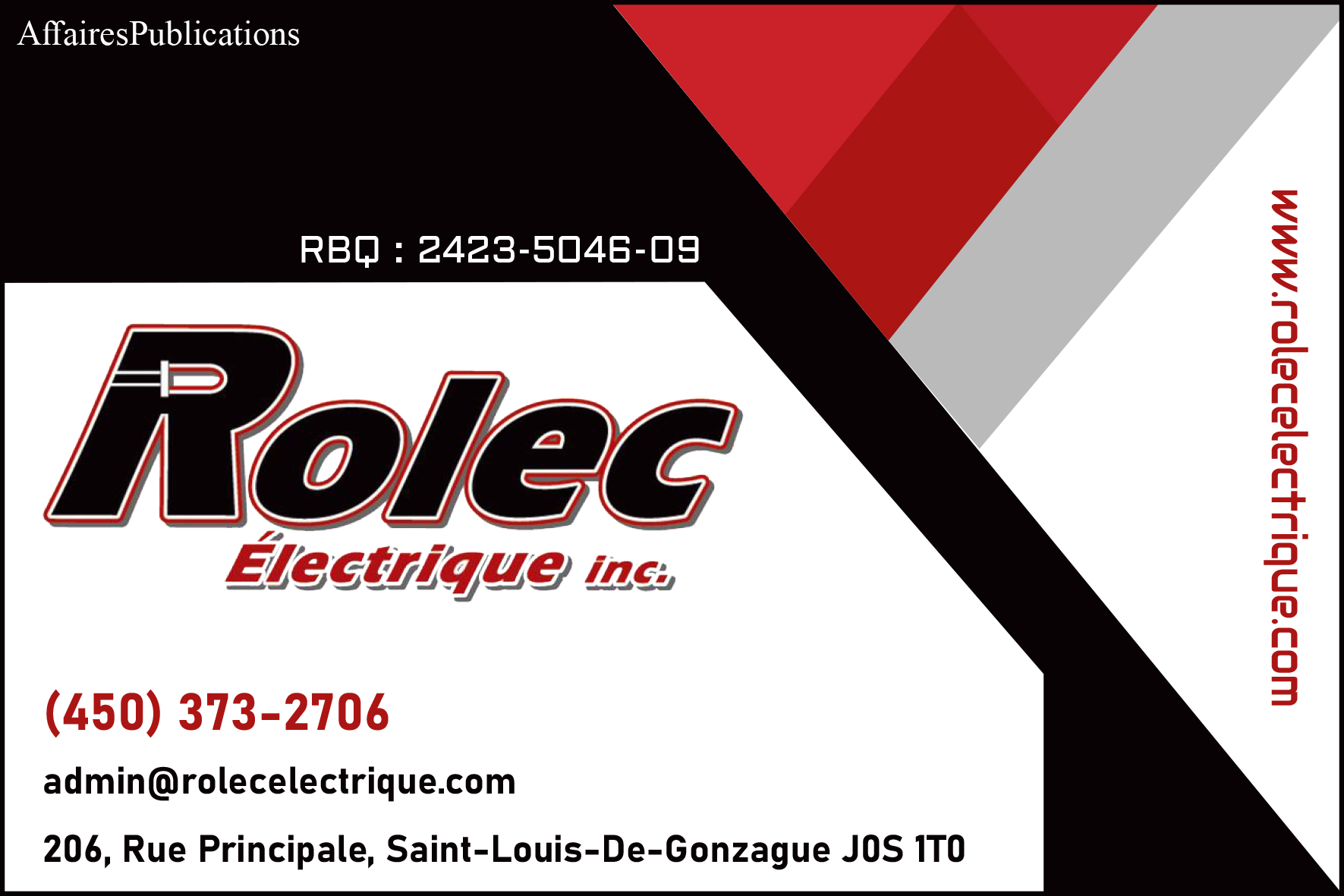 ROLEC ÉLECTRIQUE INC