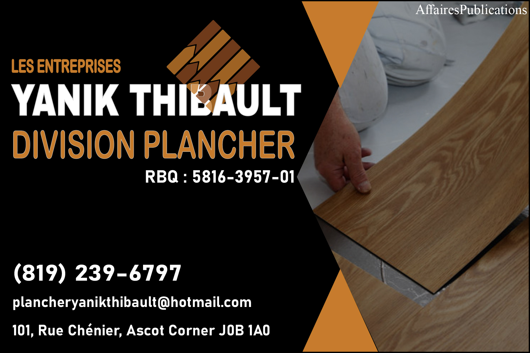LES ENTREPRISES YANIK THIBAULT DIVISION PLANCHER INC