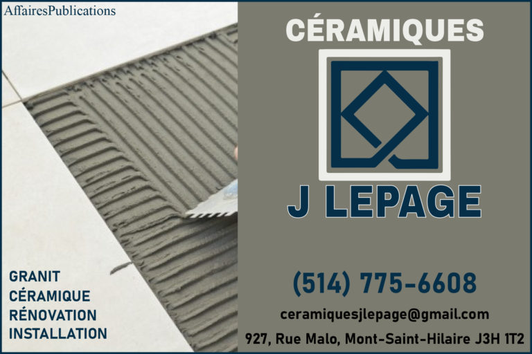 CÉRAMIQUES J LEPAGE INC