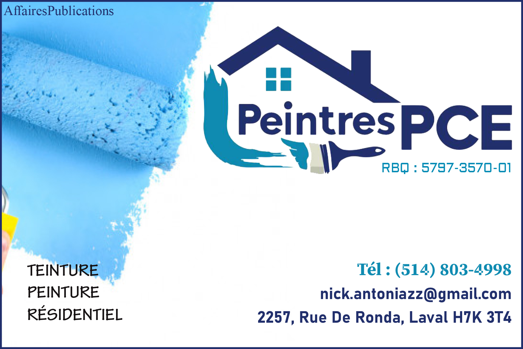 PEINTRES PCE INC