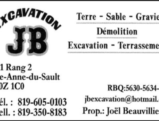 J.B.EXCAVATION <br/> 9245-4750 QUÉBEC INC