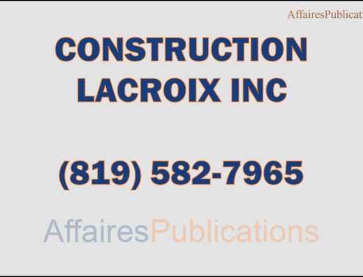 CONSTRUCTION LACROIX INC