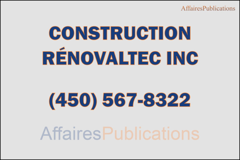 CONSTRUCTION RÉNOVALTEC INC