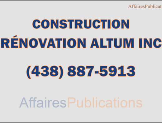 CONSTRUCTION RÉNOVATION ALTUM INC