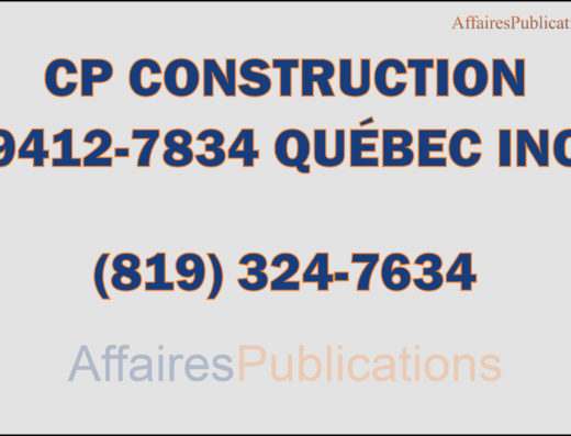 CP CONSTRUCTION <br/> 9412-7834 QUÉBEC INC