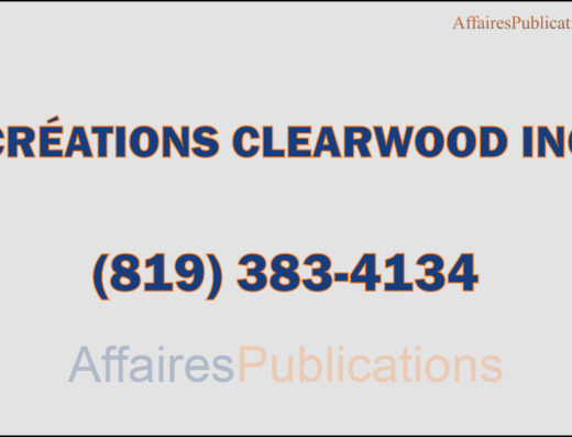 CRÉATIONS CLEARWOOD INC