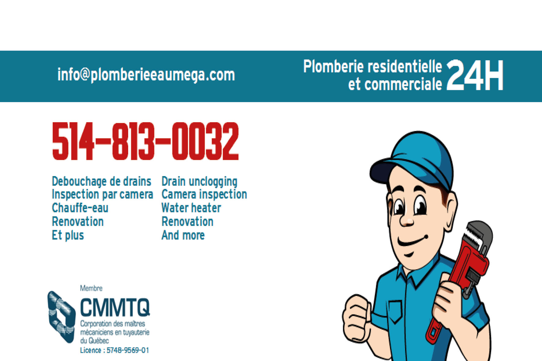 PLOMBERIE EAU MEGA 10550256 CANADA INC