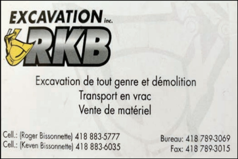 EXCAVATION R.K.B. INC