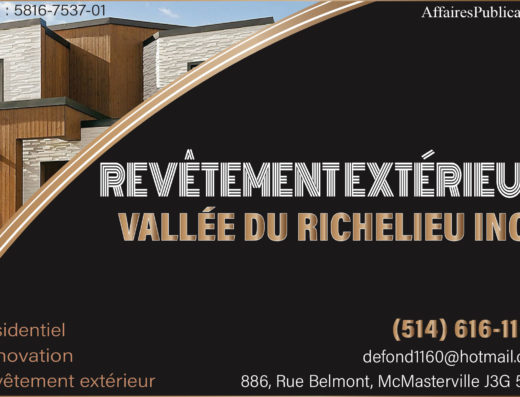 REVÊTEMENT EXTÉRIEUR VALLÉE DU RICHELIEU INC