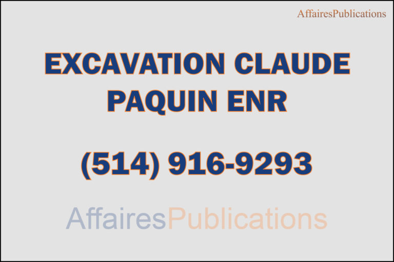 EXCAVATION CLAUDE PAQUIN ENR