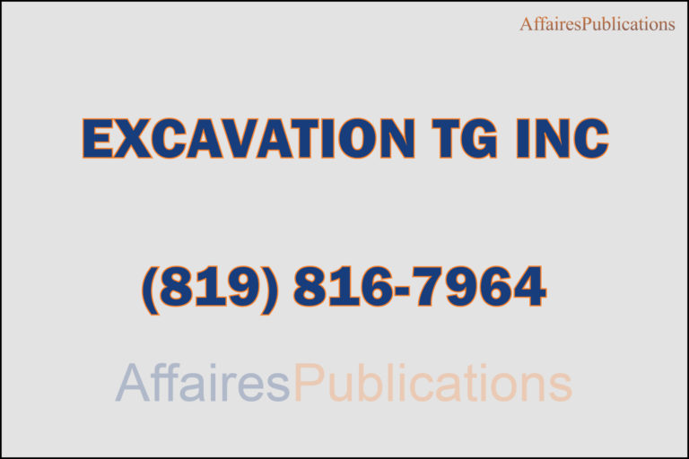 EXCAVATION TG INC