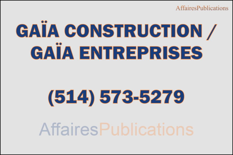 GAÏA CONSTRUCTION / GAÏA ENTREPRISES
