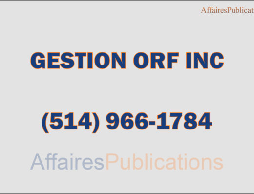 GESTION ORF INC