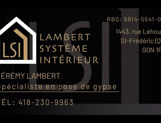LAMBERT SYSTÈME INTÉRIEUR INC