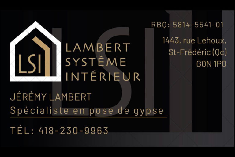 LAMBERT SYSTÈME INTÉRIEUR INC