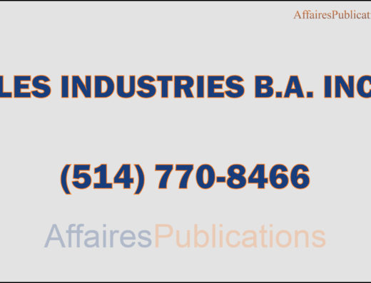 LES INDUSTRIES B.A. INC