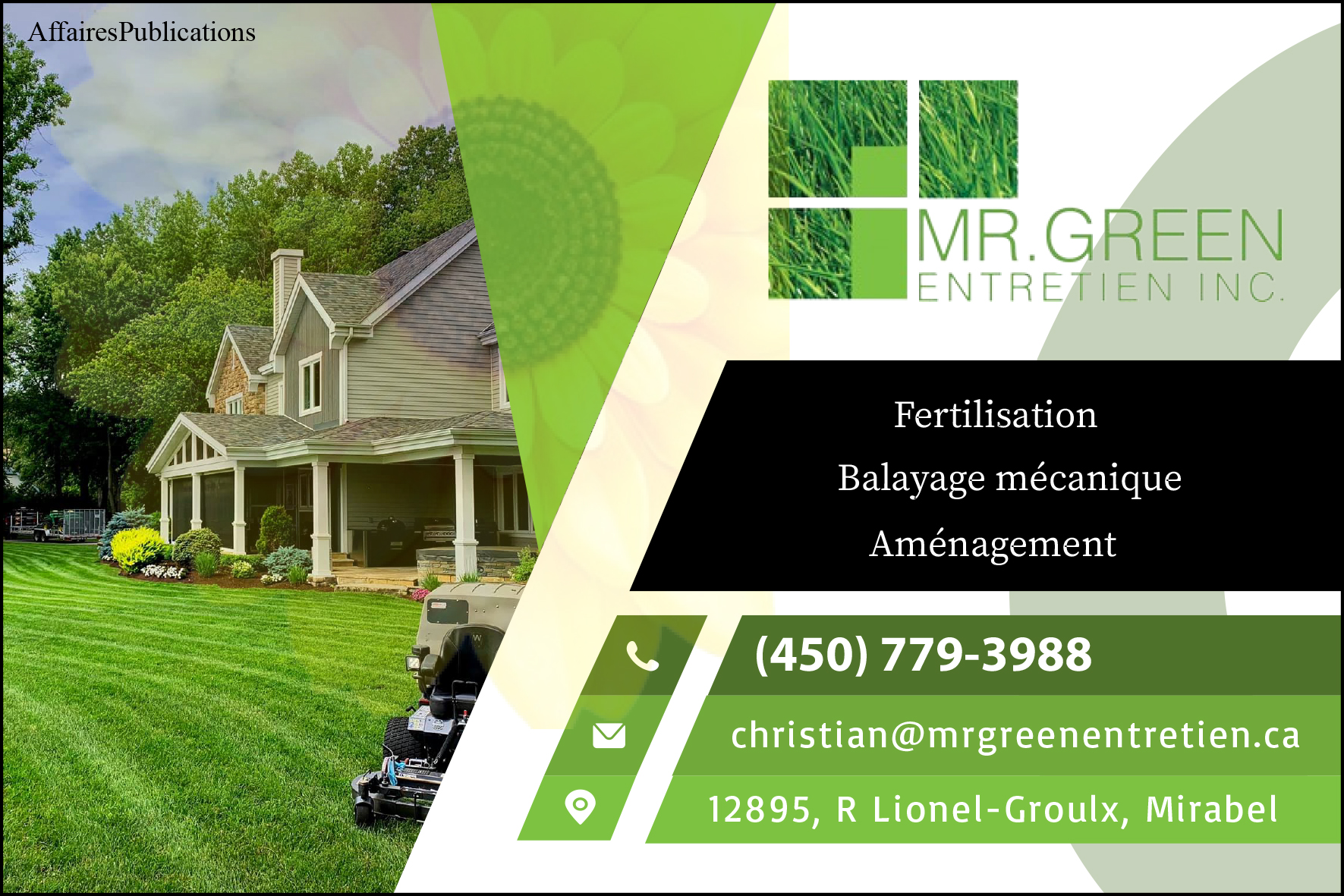 MR GREEN ENTRETIEN