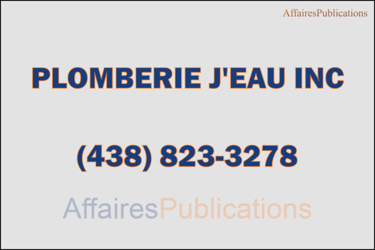PLOMBERIE J&rsquo;EAU INC