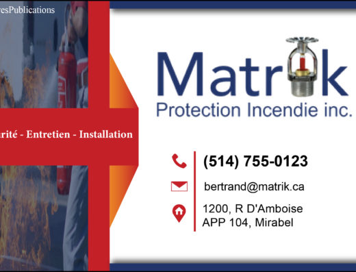 PROTECTION INCENDIE MATRIK INC