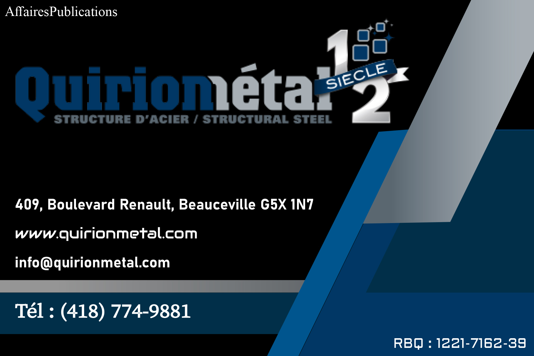 QUIRION MÉTAL INC