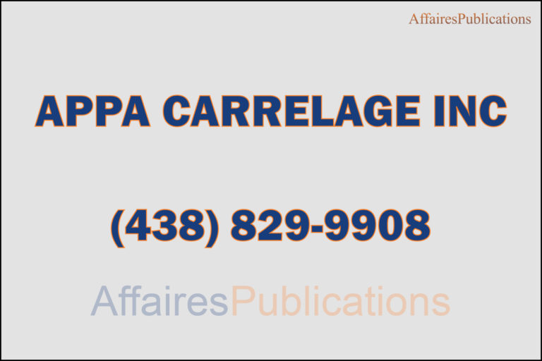 APPA CARRELAGE INC