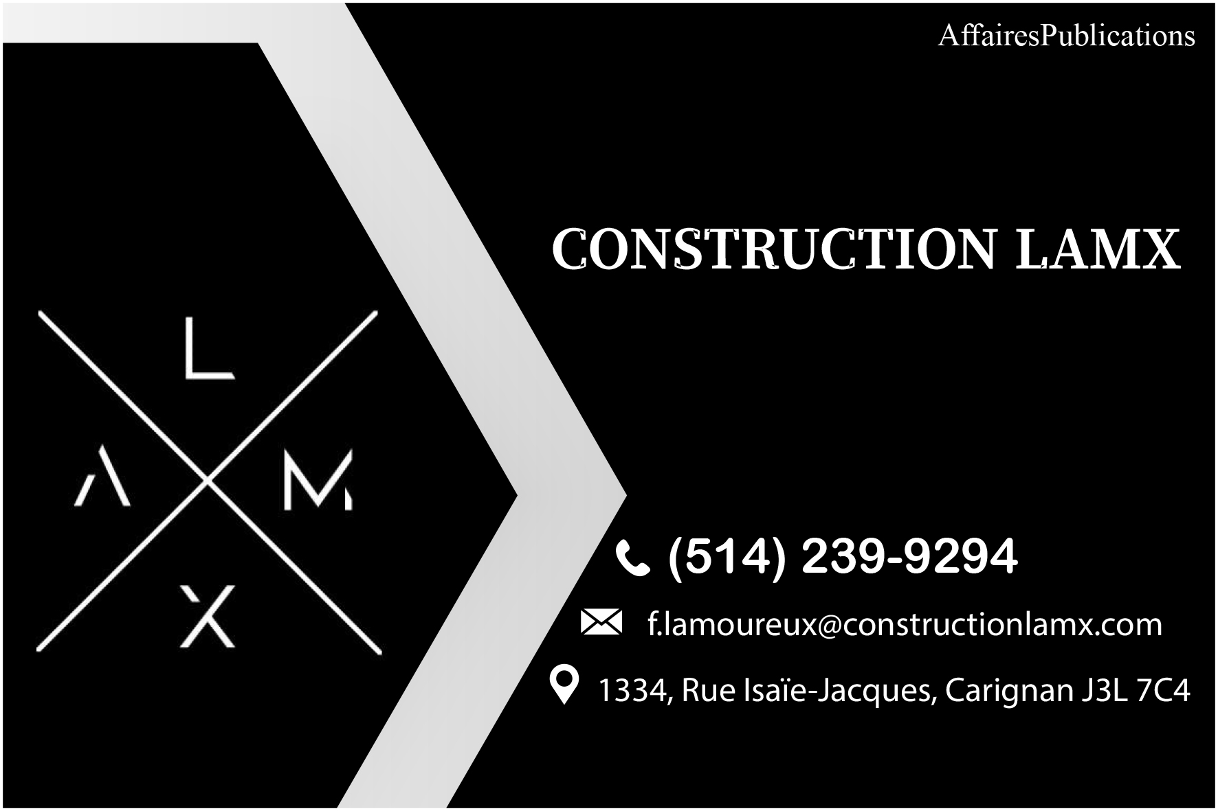 CONSTRUCTION LAMX INC