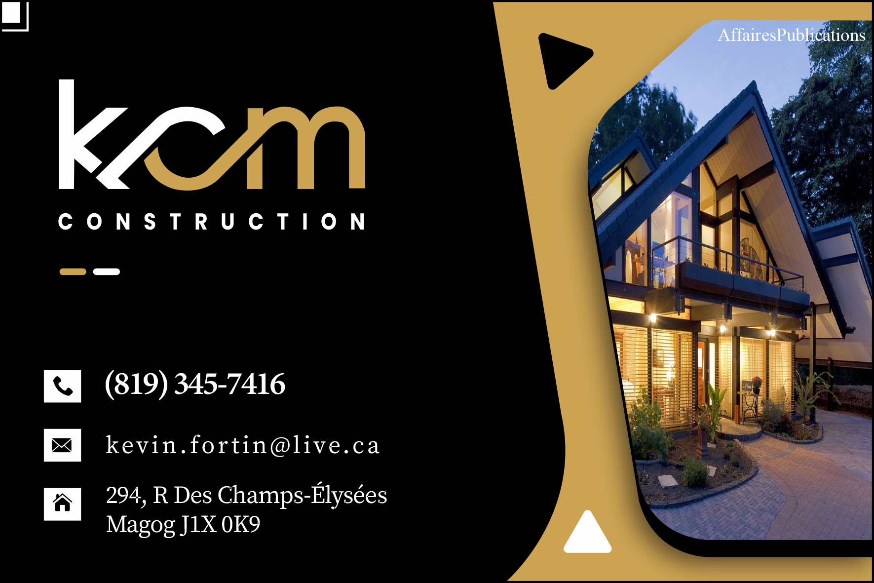 CONSTRUCTION KCM INC