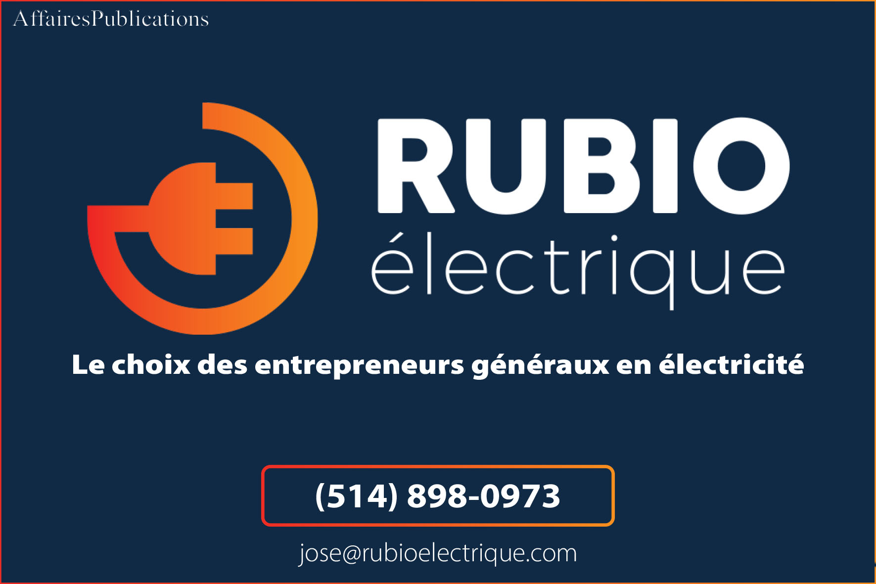 RUBIO ÉLECTRIQUE INC