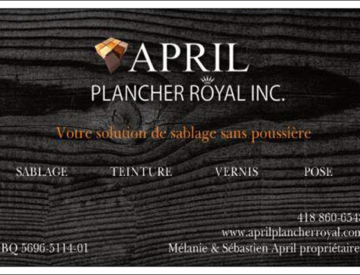 APRIL PLANCHER ROYAL INC