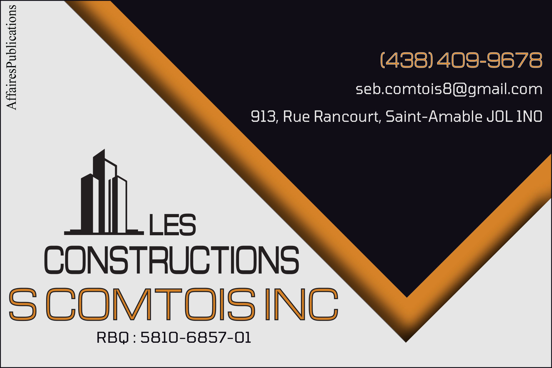 LES CONSTRUCTIONS S COMTOIS INC