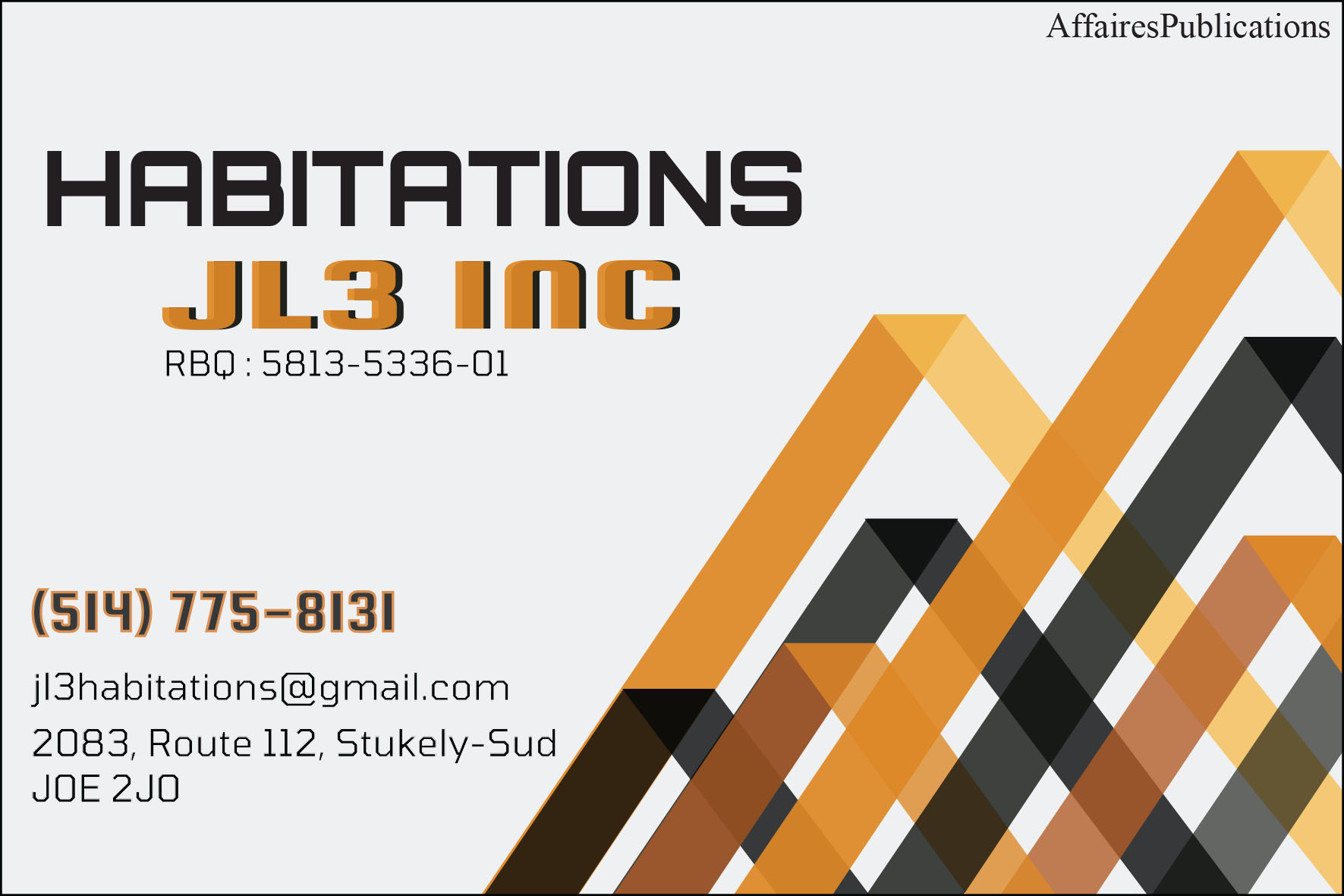 HABITATIONS JL3 INC
