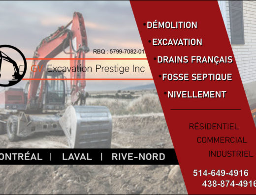 GV EXCAVATION PRESTIGE INC