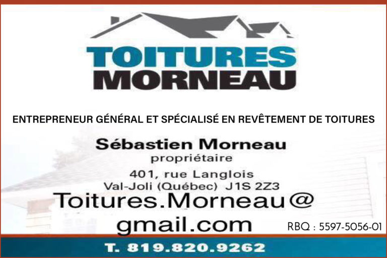 TOITURES MORNEAU 9196-1441 QUÉBEC INC
