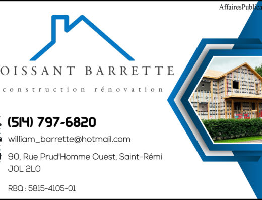CONSTRUCTION RÉNOVATION POISSANT BARRETTE INC