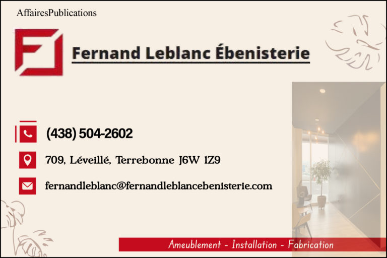 FERNAND LEBLANC ÉBÉNISTERIE