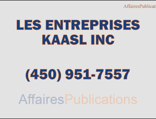LES ENTREPRISES KAASL INC