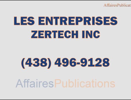 LES ENTREPRISES ZERTECH INC
