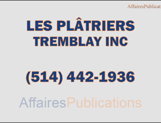 LES PLÂTRIERS TREMBLAY INC