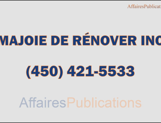 MAJOIE DE RÉNOVER INC