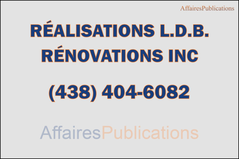 RÉALISATIONS L.D.B. RÉNOVATIONS