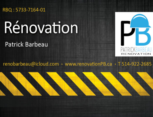 RÉNOVATION PATRICK BARBEAU