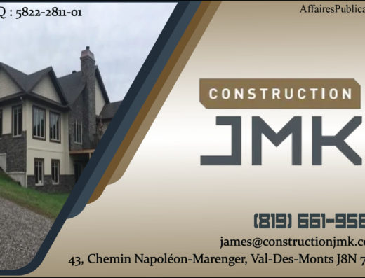 CONSTRUCTION JMK 8786798 CANADA INC