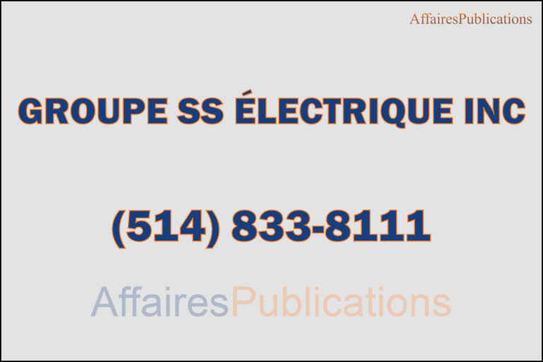 GROUPE SS ÉLECTRIQUE INC