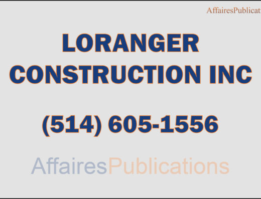LORANGER CONSTRUCTION INC