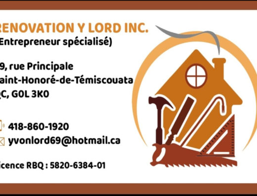 RÉNOVATION Y LORD INC