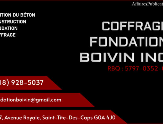 COFFRAGE FONDATION BOIVIN INC
