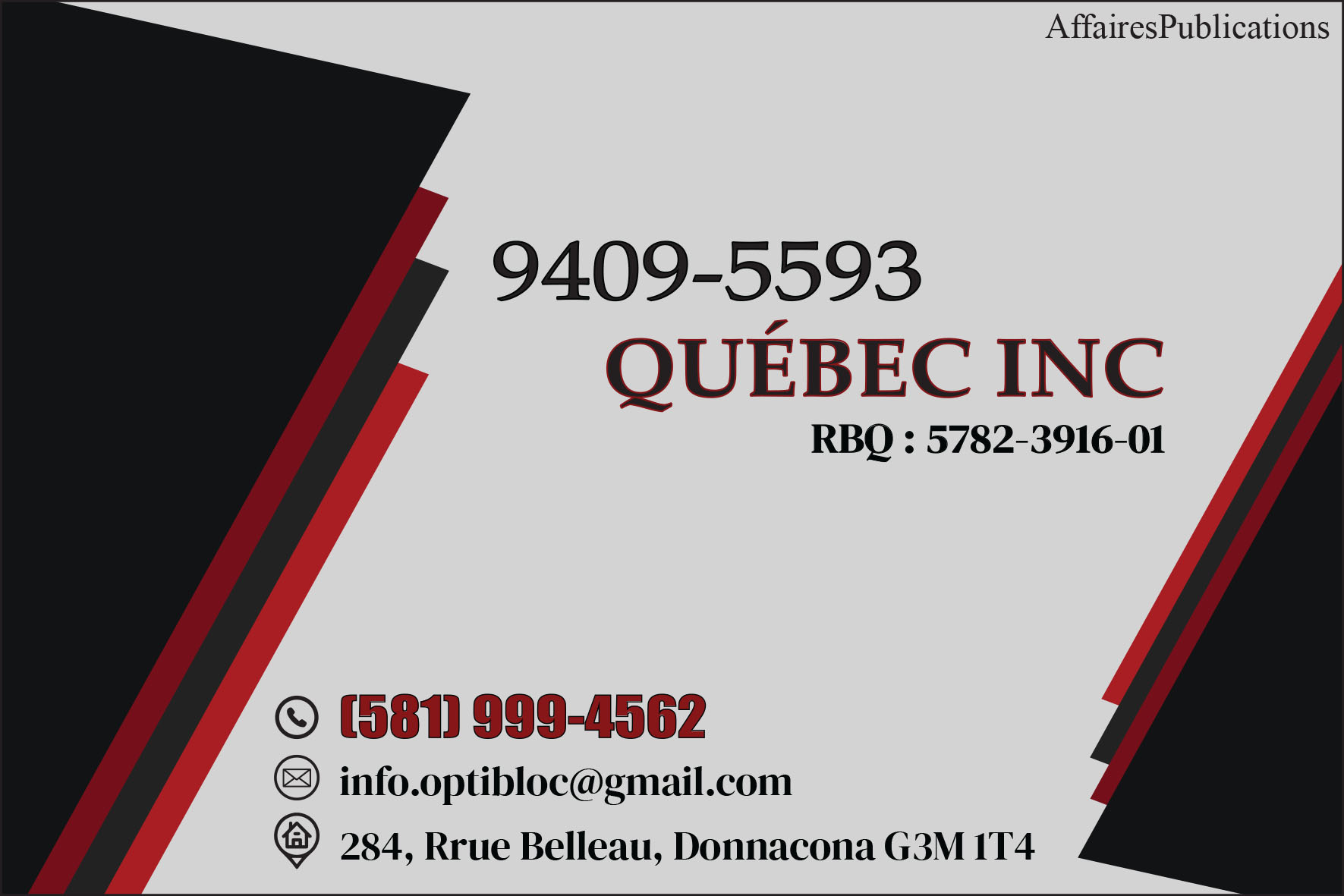 9409-5593 QUÉBEC INC