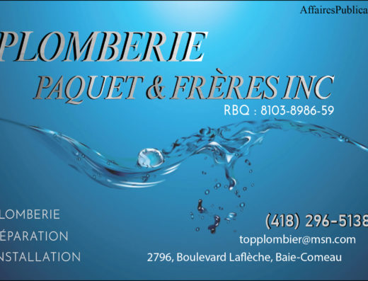 PLOMBERIE PAQUET & FRÈRES INC