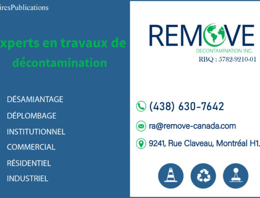DÉCONTAMINATION REMOVE INC